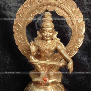 Panchalogam ayappan statue