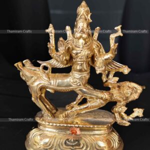 panchalogam-sarabeshwara-swamy-idol