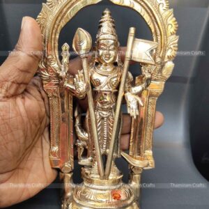 Divine Murugar Panchalogam 8-Inch Statue