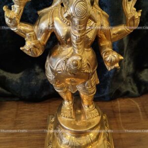 Majestic Panchaloha Standing Ganesha